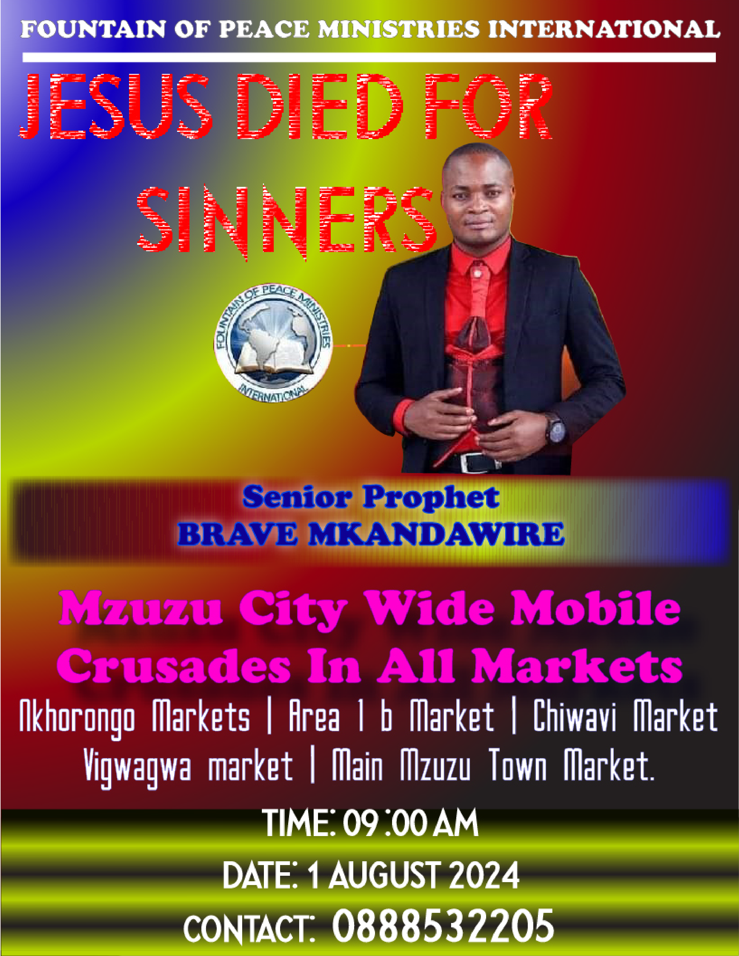 Mzuzu Markets Crusades flattened